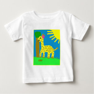 HI54ECO™ Giselle Giraffe Girl Baby T-Shirt