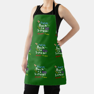 HI54EDU Back to School Apron