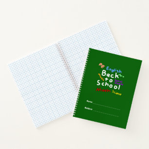 HI54EDU Back To School Notebook