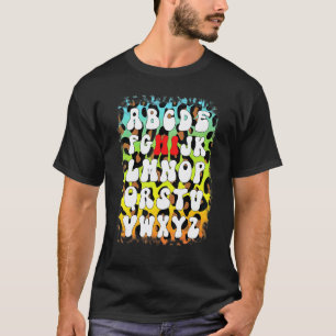 Hi Alphabet Back To School Pre K Kindergarten Tea T-Shirt