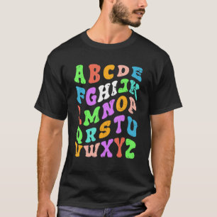 Hi Alphabet Back To School Pre K Kindergarten Teac T-Shirt