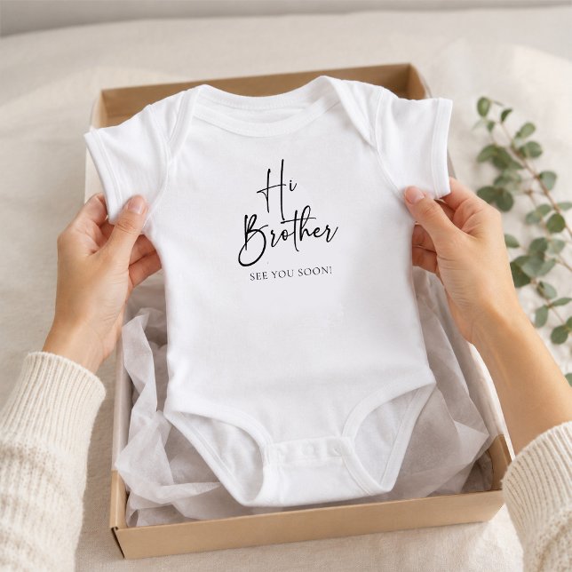 Hi Brother Baby Bodysuit (Creator Uploaded)