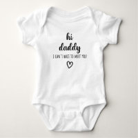 Hi Daddy I Can't Wait To Meet You Announcement