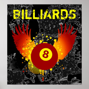 hi-fi billiards poster