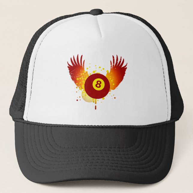 hi-fi billiards trucker hat (Front)