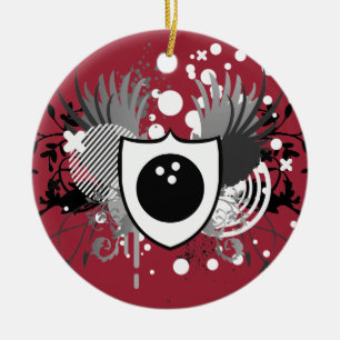 hi-fi bowling ceramic tree decoration