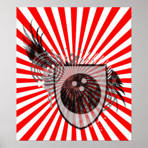 hi-fi bowling crest poster