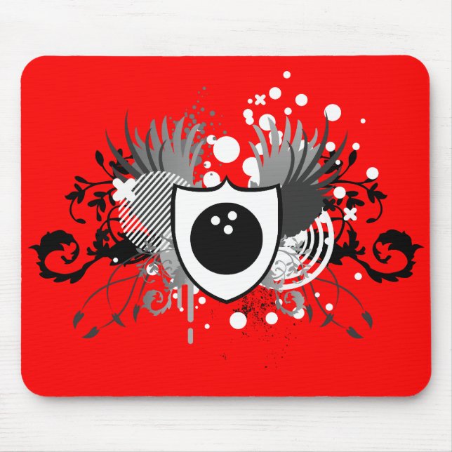 hi-fi bowling mouse pad (Front)