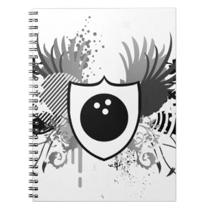 hi-fi bowling spiral notebook