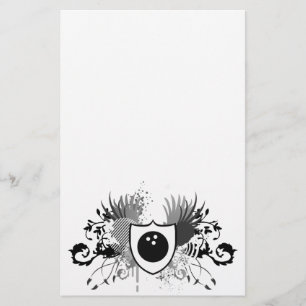 hi-fi bowling stationery