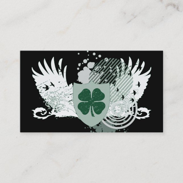 hi-fi clover argyle business card (Front)