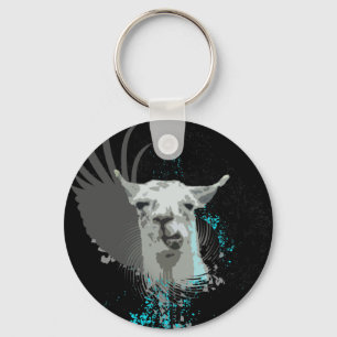 hi-fi llama. key ring
