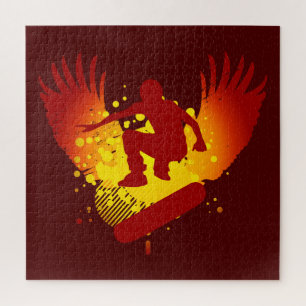 hi-fi skateboarder jigsaw puzzle