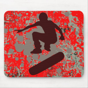 hi-fi skateboarding : bubbles : mouse pad