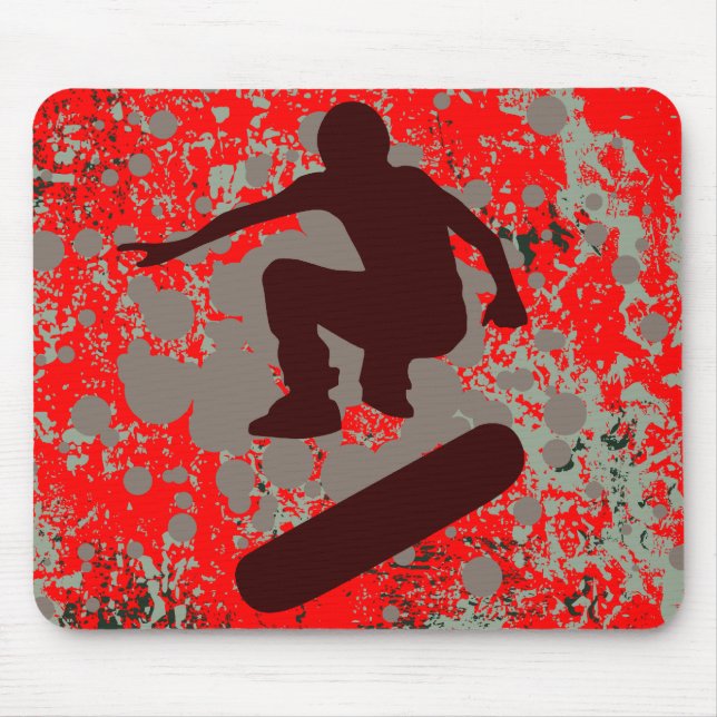 hi-fi skateboarding : bubbles : mouse pad (Front)