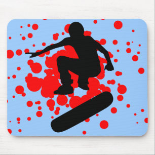 hi-fi skateboarding : bubbles : mouse pad