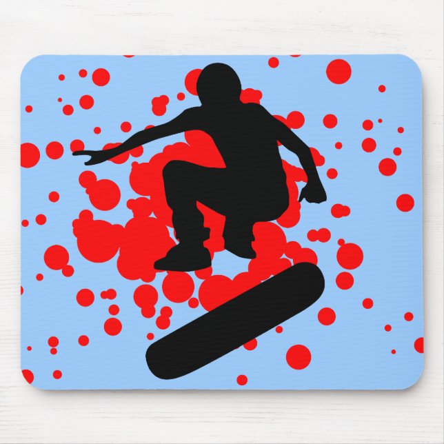 hi-fi skateboarding : bubbles : mouse pad (Front)