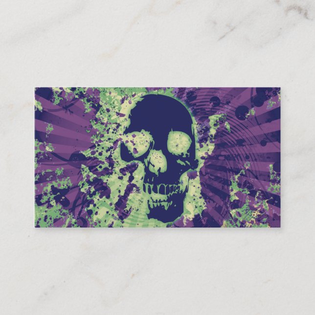 hi-fi skull business card (Front)
