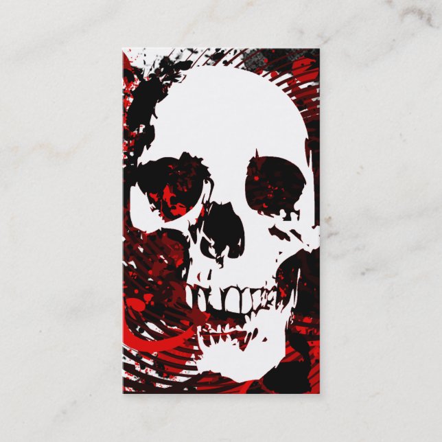 hi-fi skull business card (Front)