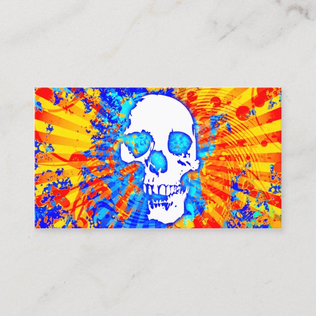 hi-fi skull business card (Front)