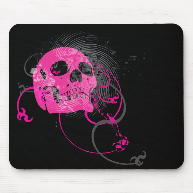 hi-fi skullz mouse pad (Front)