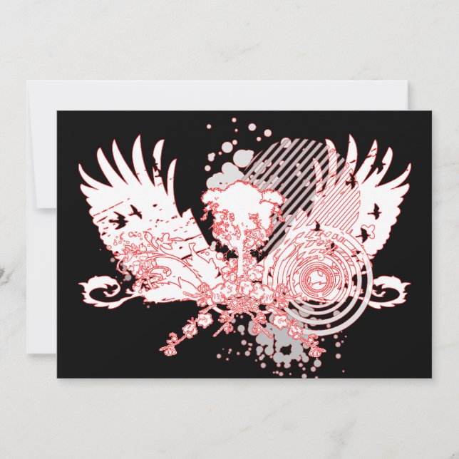 hi-fi tree invitation (Front)