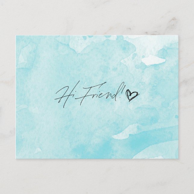 Hi Friend Postcard (Front)