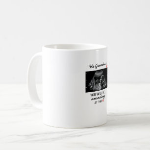 Hi Grandma Pregnancy Announcement Mug Ultrasound