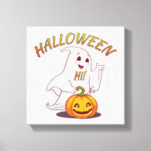 Hi ! Halloween Canvas Print
