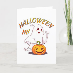 Hi ! Halloween Holiday Card