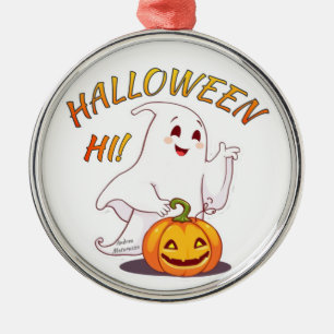 Hi ! Halloween Metal Tree Decoration