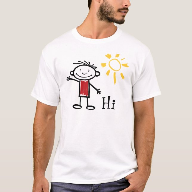 Hi, Hello, How are you? T-Shirt (Front)