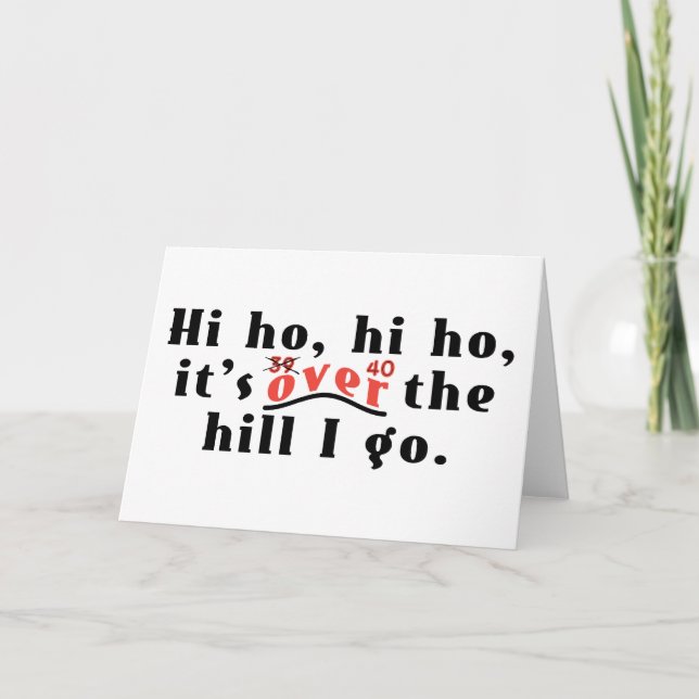 Hi Ho 40 Card (Front)