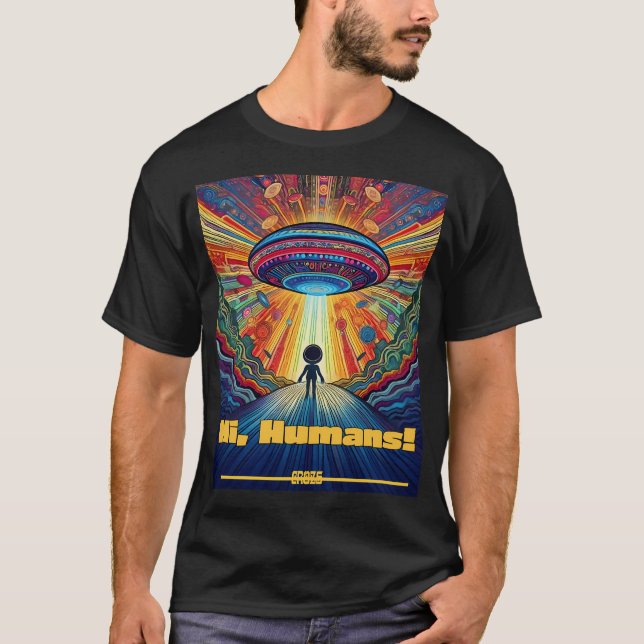 Hi Humans T-Shirt (Front)