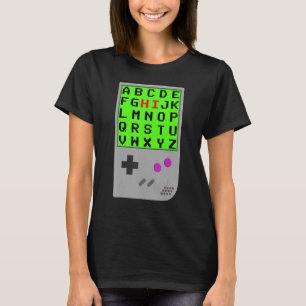 Hi In Alphabet Back To School Pre Kindergarten Tod T-Shirt