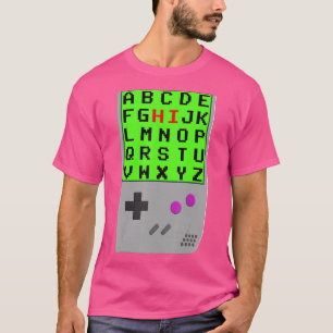 Hi In Alphabet Back To School Pre Kindergarten Tod T-Shirt