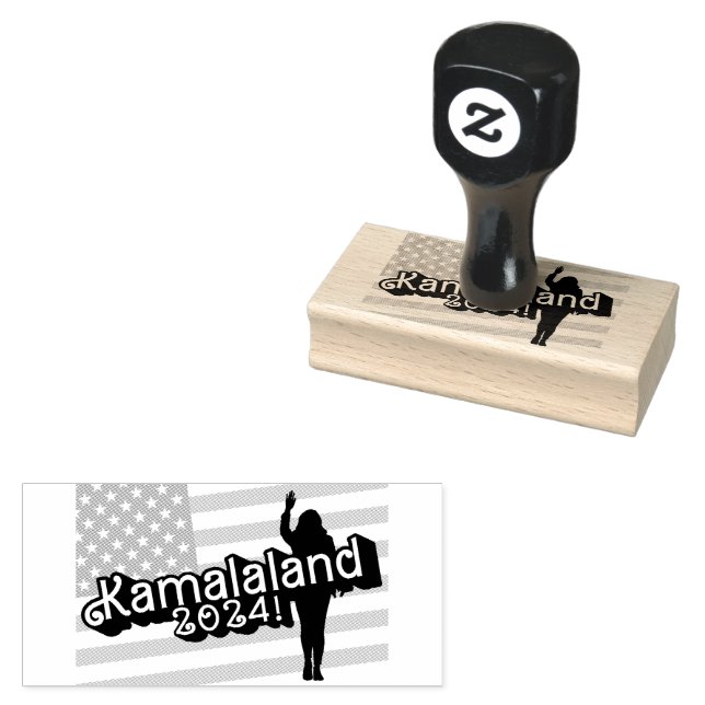 "Hi Kamala" - Stamp (no tagline) (Stamped)