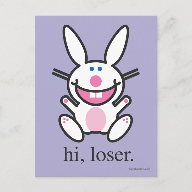 Hi Loser Postcard (Front)