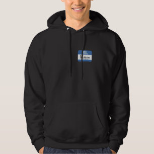 Hi My Name is Mason Funny Name Tag Hoodie