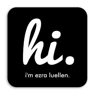 hi my name is square business card