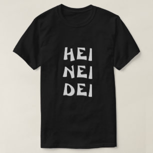 Hi no they in Norwegian black T-Shirt