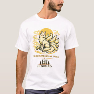HI NOMAD – Kitsune Spirit   Japanese Nine-Tailed F T-Shirt
