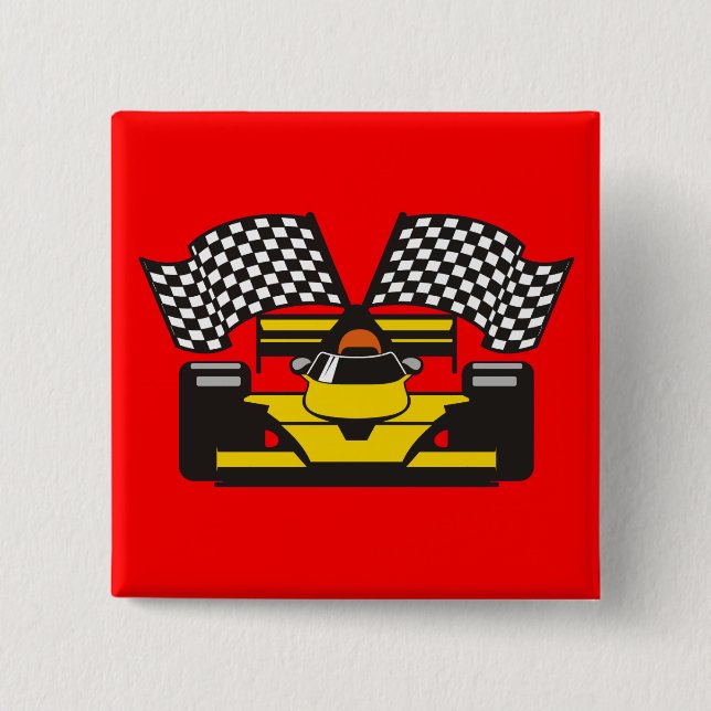 Hi Performance Driver 15 Cm Square Badge (Front)