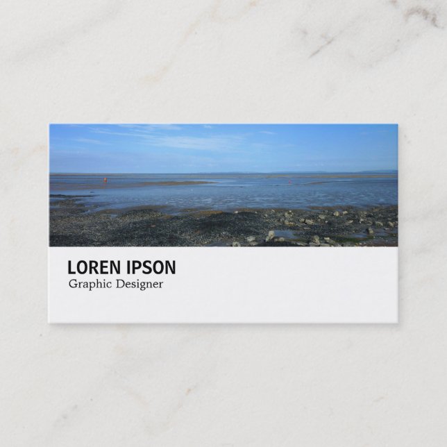 Hi-Phi - 0211 - Severn Estuary at Penarth II Business Card (Front)
