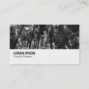 Hi-Phi - 0301 - Woodland Canopy BW Business Card
