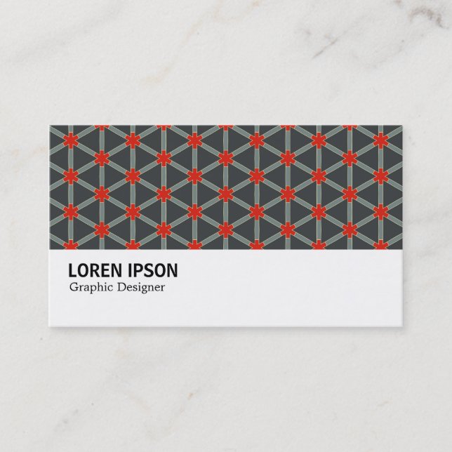 Hi-Phi - 0332 - Geometric Pattern 09 Business Card (Front)