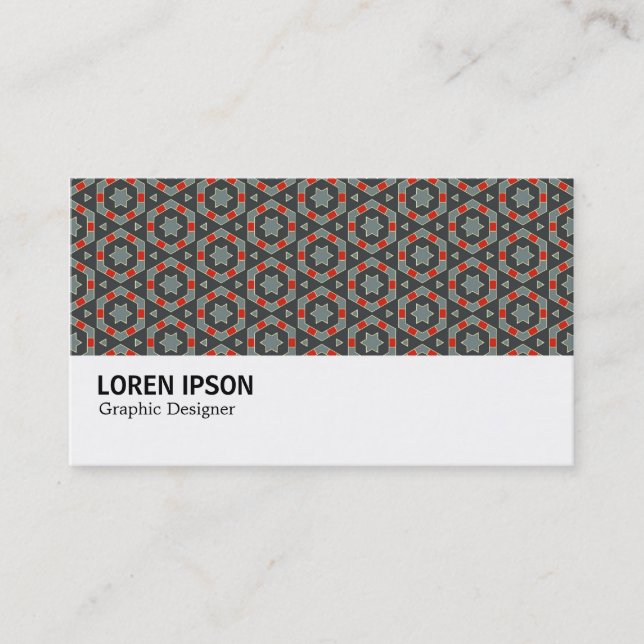 Hi-Phi - 0333 - Geometric Pattern 010 Business Card (Front)