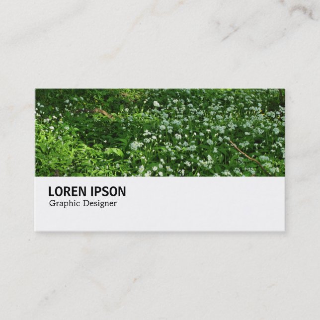 Hi-Phi - 0346 - Woodland Flowers Business Card (Front)