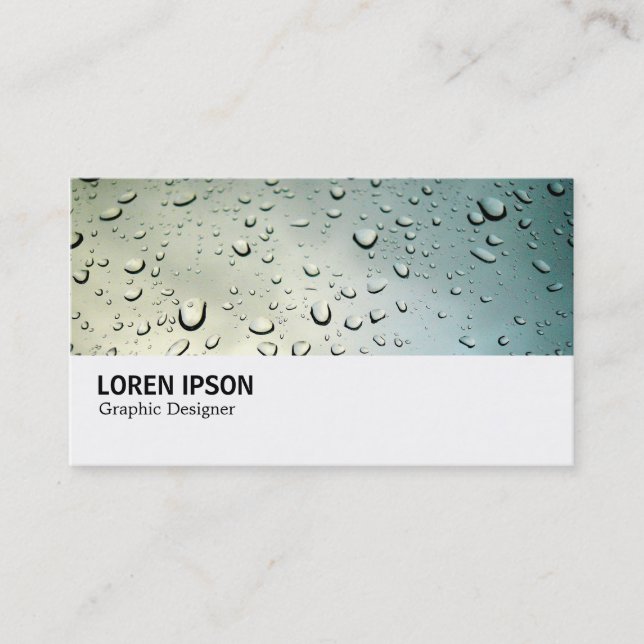 Hi-Phi - 034 - Rain on my Window Business Card (Front)