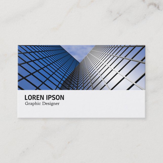 Hi-Phi - 0368 - Reflective Office Block Business Card (Front)